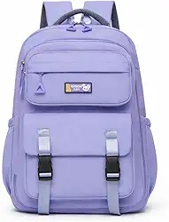 Mochila Escolar Feminina Grande, Resistente, Material Oxford e Poliéster, Compartimentos Múltiplos, Alças Acolchoadas, para Estudantes