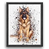 🐕 SO FUNKTIONIERT ES: 1. Wähle ein Foto deines Vierbeiners aus. Das Foto sollte eine gute Qualität aufweisen und darf nicht verschwommen sein. 2. Wähle das Material und die Größe aus. Erhältlich als Poster, Leinwand oder fertig gerahmtes Bild. 3. Klicke auf 