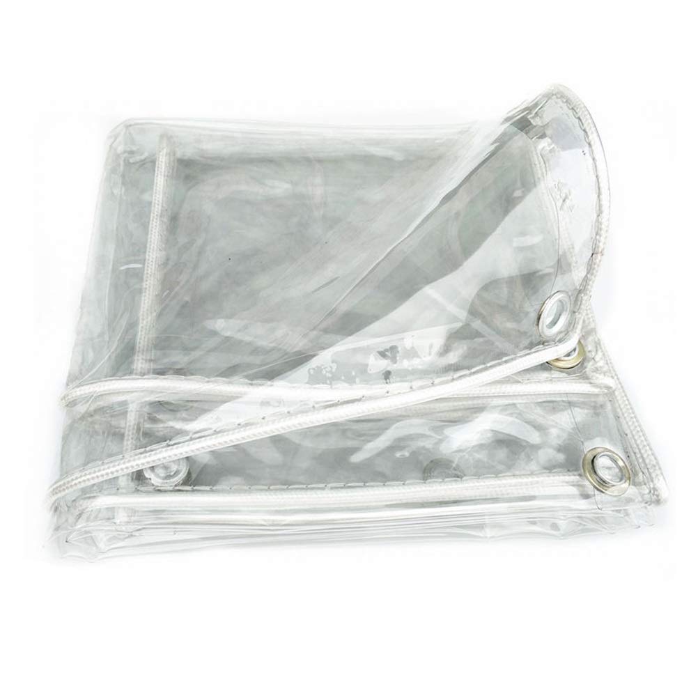 Lona plástica transparente PVC impermeable OKUOKA contra viento y lluvia