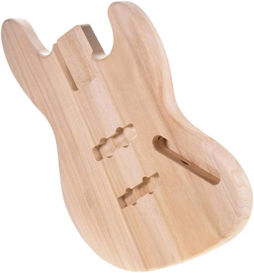 Unfinished Guitar Body, Electric Bass Guitar Body, Unfinished DIY Project Guitar Body Replacement for Guitars DIY Parts