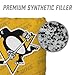 YouTheFan Officially-Licensed NHL Pittsburgh Penguins Set of 4 Cornhole Bags - All Weather Regulation 6” x 6” Size - 16oz Weight - Designed in USA