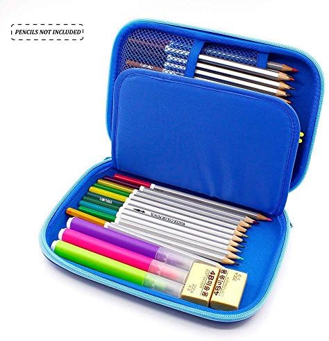 Mist Premium Pencil Boxes for Boys FCB Manchester Chelsea Football Club 3D EVA Hardtop Pencil Pouches for Girls and Boys (FCB) Multicolor