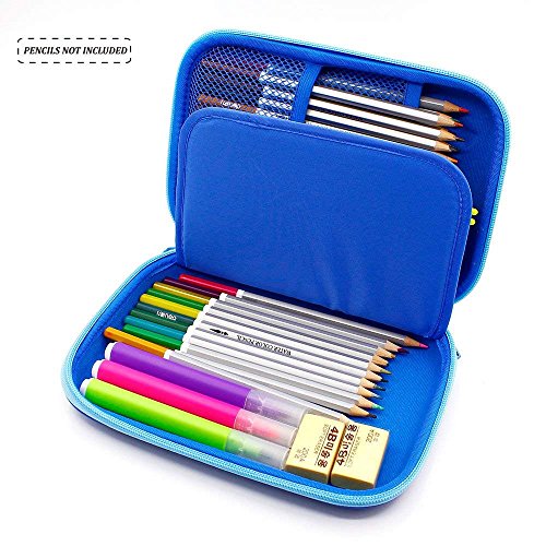 Mist Premium Pencil Boxes for Boys FCB Manchester Chelsea Football Club 3D EVA Hardtop Pencil Pouches for Girls and Boys (FCB) Multicolor