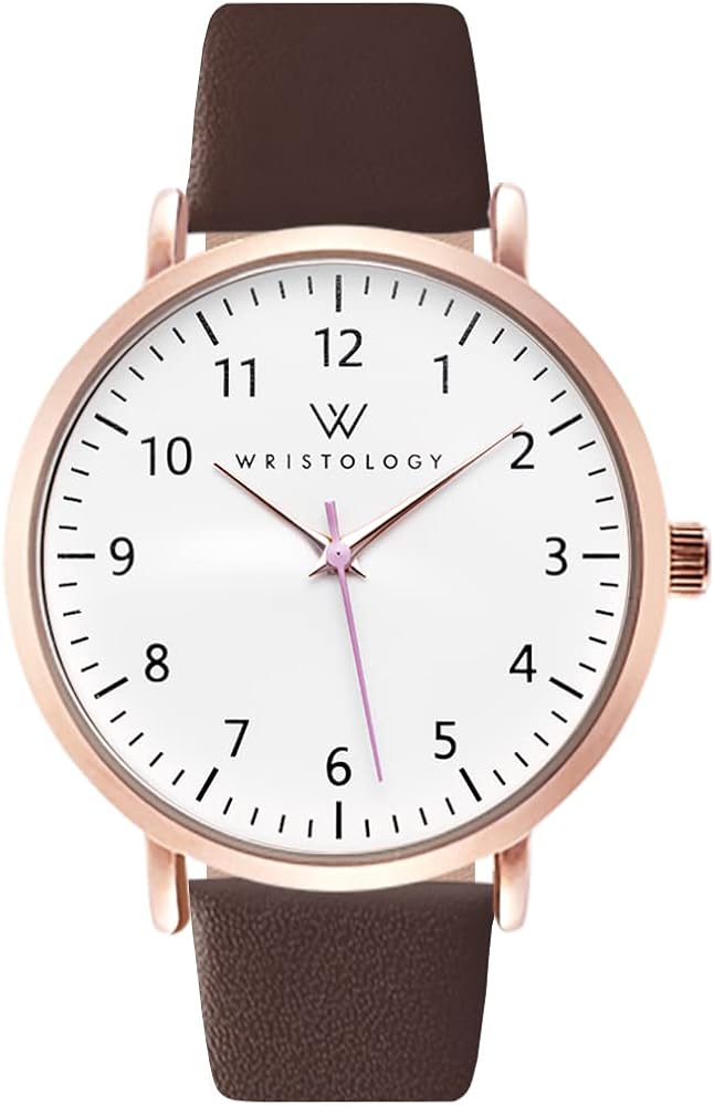 WRISTOLOGY Olivia Womens Numbers Large Face Easy to Read Analog Watch