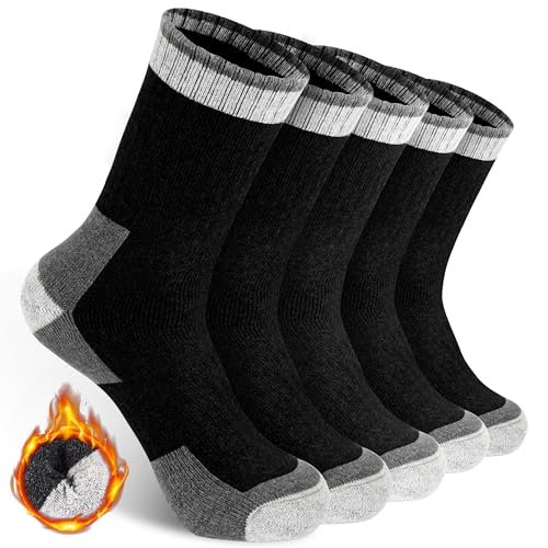 Wool Socks Mens - Extra Thick Winter Warm Merino Thermal Socks for Men