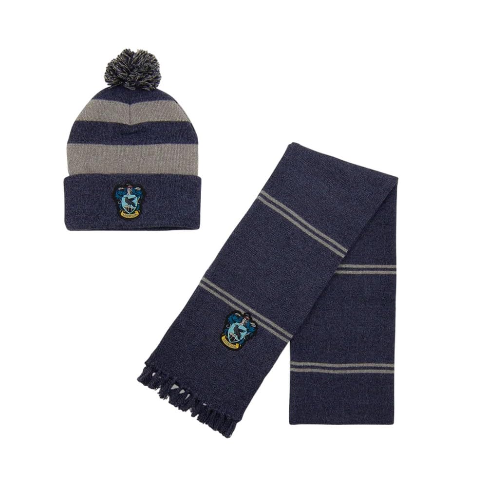 Harry Potter Ravenclaw Hat & Scarf Set