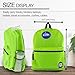 BAZIC Products 1034 Basic Backpack, Lime Green, 16