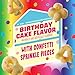Lucky Charms Rainbow Sprinkles Cereal with Marshmallows, Birthday Cake Flavor, Kids Breakfast Cereal Made with Whole Grain, Family Size, 18.4 oz