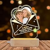 ALBK Custom Night Light with Picture - Personalized Mother's Day Gifts for Mom, Mom Birthday Gifts...