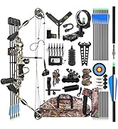 Arco Compound Surwolf - Regolabile 0-70 Lbs, Kit Completo Per Caccia E Tiro