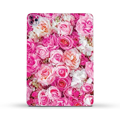 Image of MightySkins Carbon Fiber Skin Compatible with Apple iPad Pro 11 inch M2 4th Gen (2022) Full Wrap Kit - Bed of Roses | Protective, Durable Textured Carbon Fiber Finish | Easy to Apply | Made in The USA