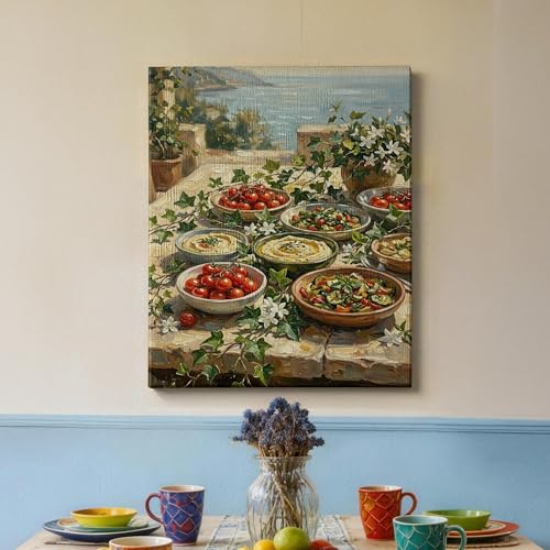 Impressions sur toile tomates méditerranéennes : une œuvre murale d exception - 4