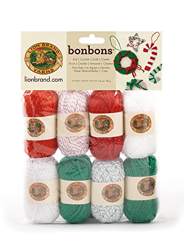 Lion Brand Yarn Bonbons Yarn, Jingle Bells