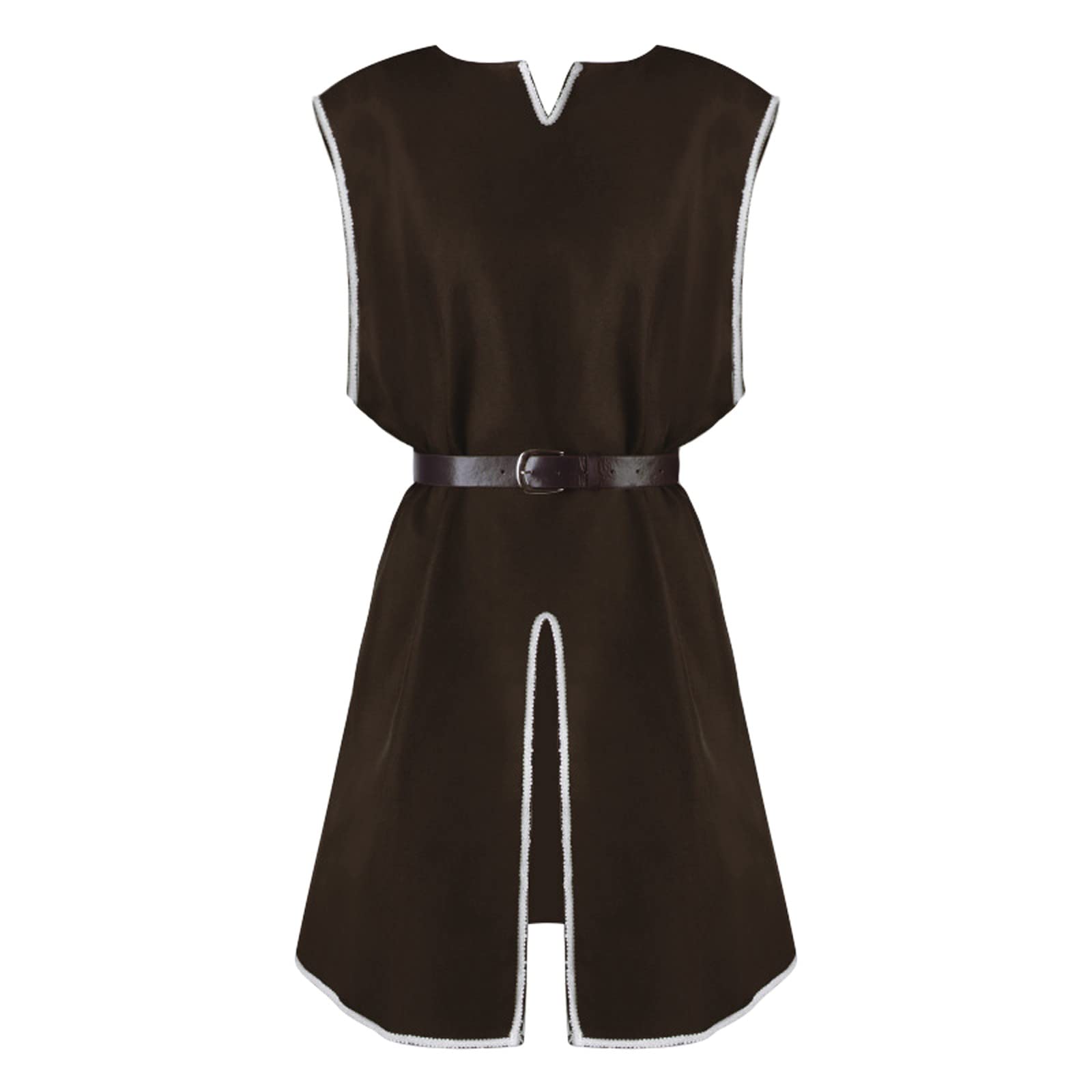 Generisch Traje de hombre de tallas grandes para hombre, disfraz medieval, túnica de Halloween, vintage, camisas medievales con cordones, blusa, blusa, cosplay, túnica medieval, disfraz, chaleco