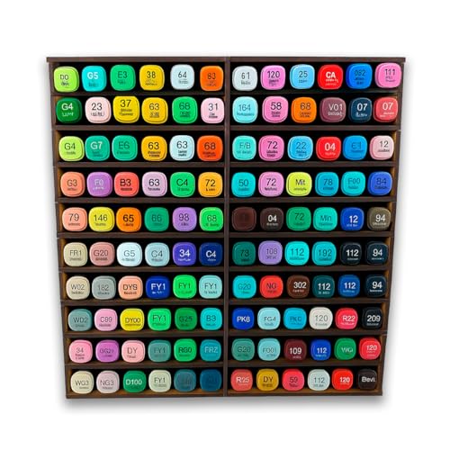 Exibição de organizador para 120 canetas marcadoras Touch