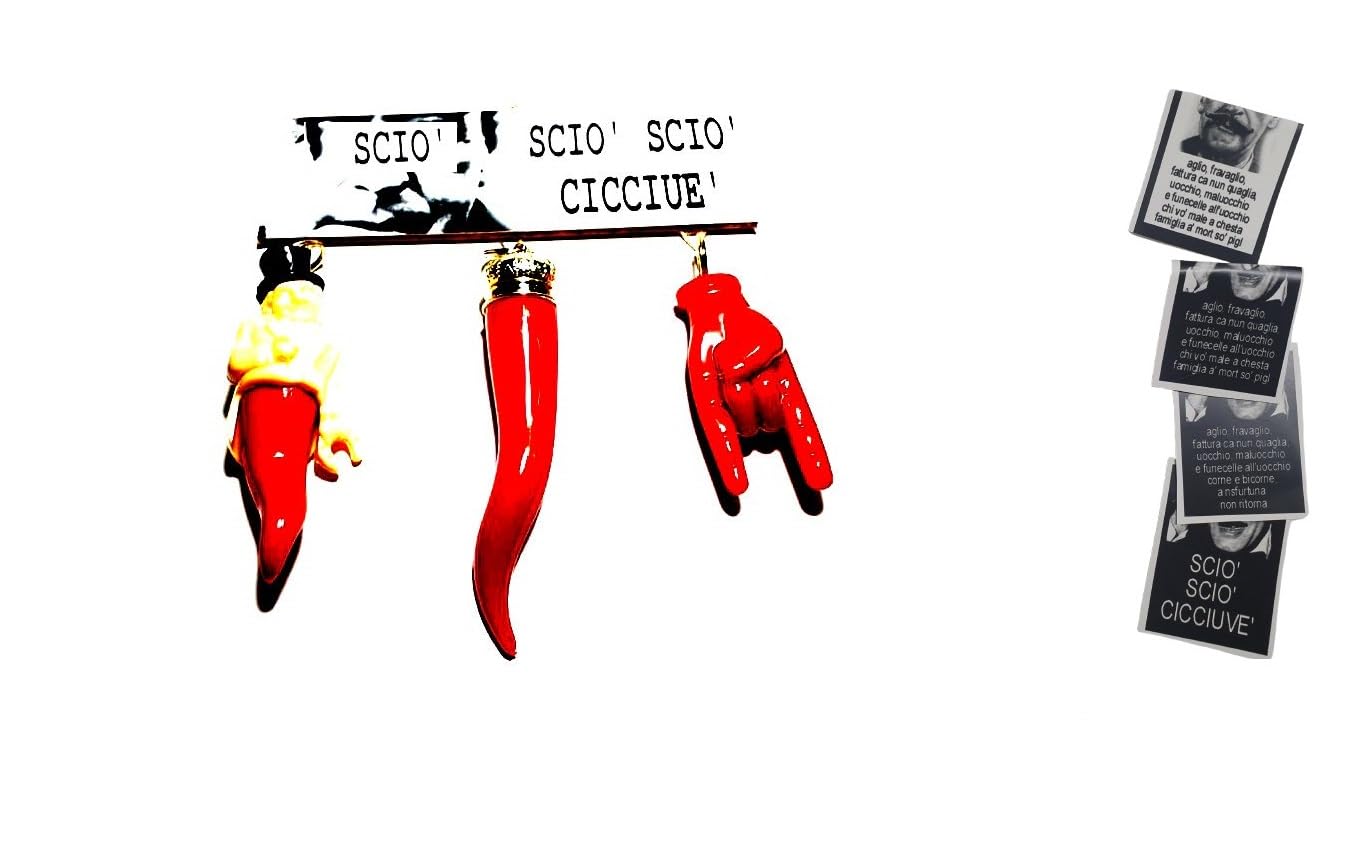3 targhe TOTONNO da appendere in casa o negozio corni 19 cm circa scheda ' a sorpresa, poi in omaggio 1 portachiavi corno amuleto horn charms lucky gobbo scio portafotuna napoletano jella