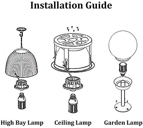 Bonlux 30W BC Daylight LED Corn Light 6000K 250W Equivalent Bayonet B22 LED Retrofit Light Bulb for Warehouse Workshop Garage Barn Backyard Garden Pathway Post Top Street Lighting