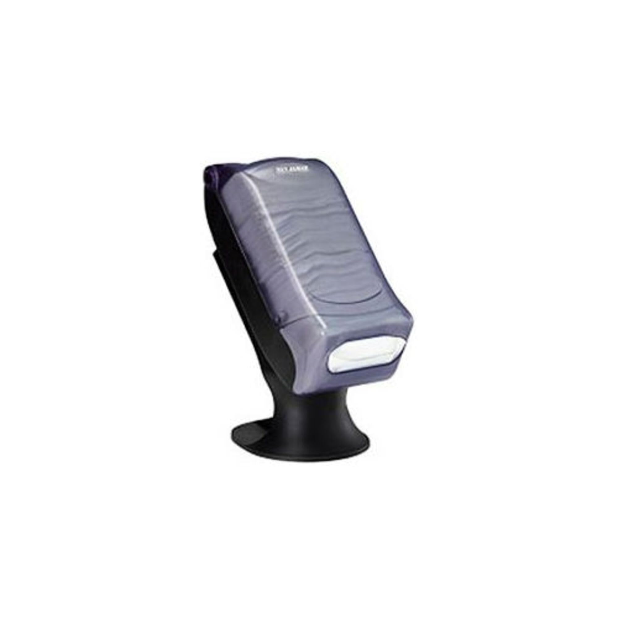 San Jamar - H5005SCL H5005S Venue Fullfold Control Napkin Dispenser with Stand, 500 Capacity, 8" Width x 17-1/2" Height x 13" Depth, Clear