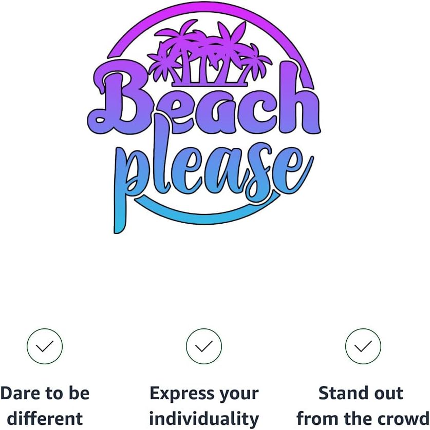 Beach Please Racerback Cropped Tank - Cute Women's Tank - Printed Tank Top