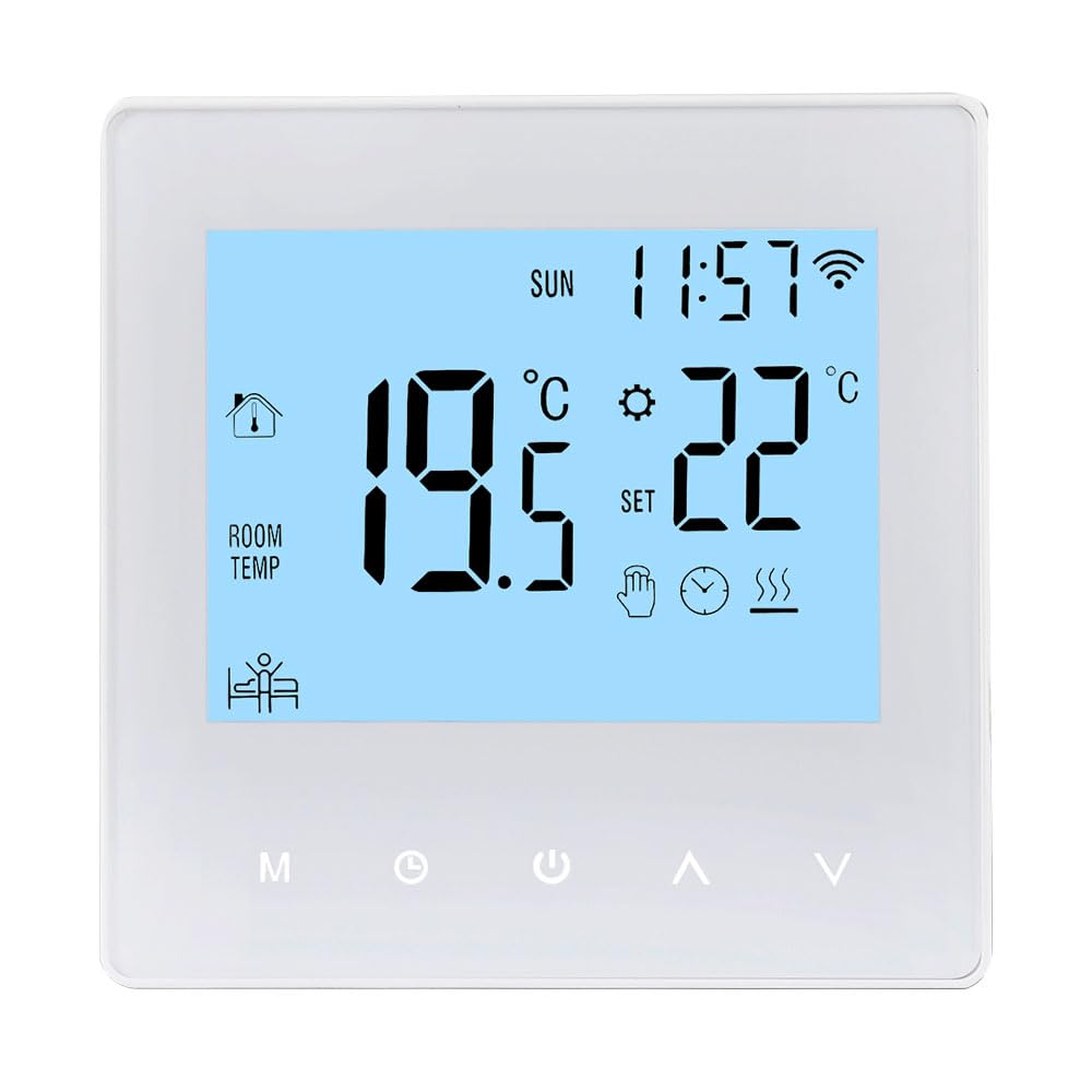 Decdeal WKQ-BL WLAN Thermostat with Tuya App Interface
