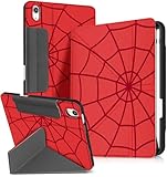 Miss Adola Compatible with Mini A17 Pro/6th Generation Case - Cute Cartoon Tablet Cover with Pen Holder 8.3 Inch Cool Kawaii Design for Boys Girls Women Men, Red Eyes