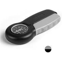Digital Force Gauge, Hand Dynamometer Grip Power Strength Meter Force 121lb / 55kgGrey Blak