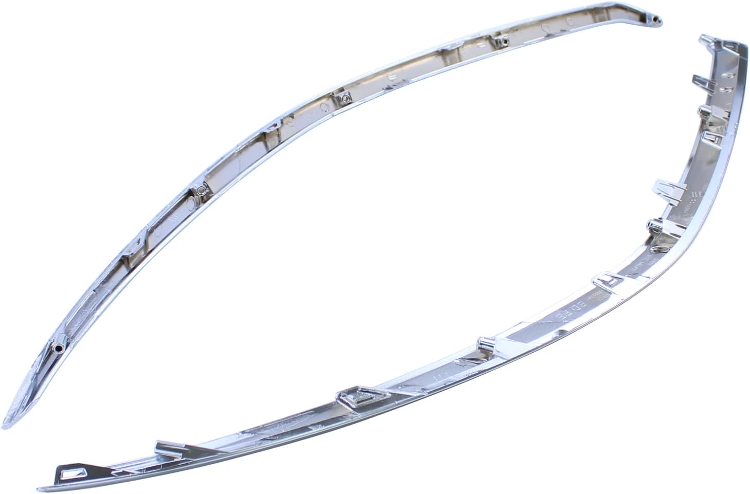 Front Left and Right Side Bumper Molding Trim Chrome for Kia Forte GT Limited GT-Line 2022-2023 2.0L 1.6L