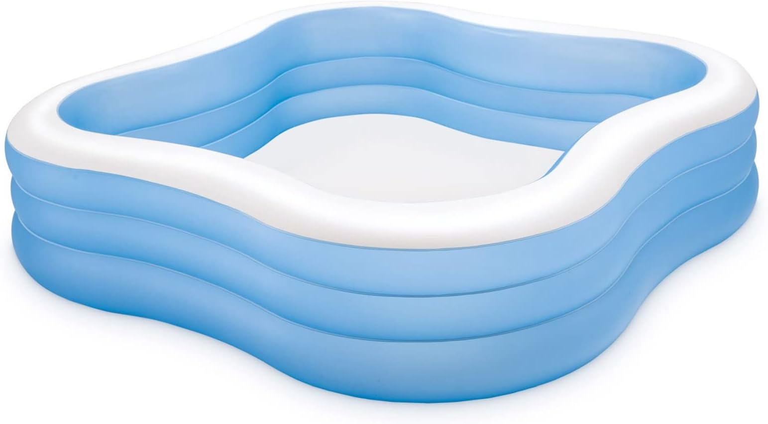 Intex Wave Swim Center Pool, Blue/White, 57495, Multicolor, 8"