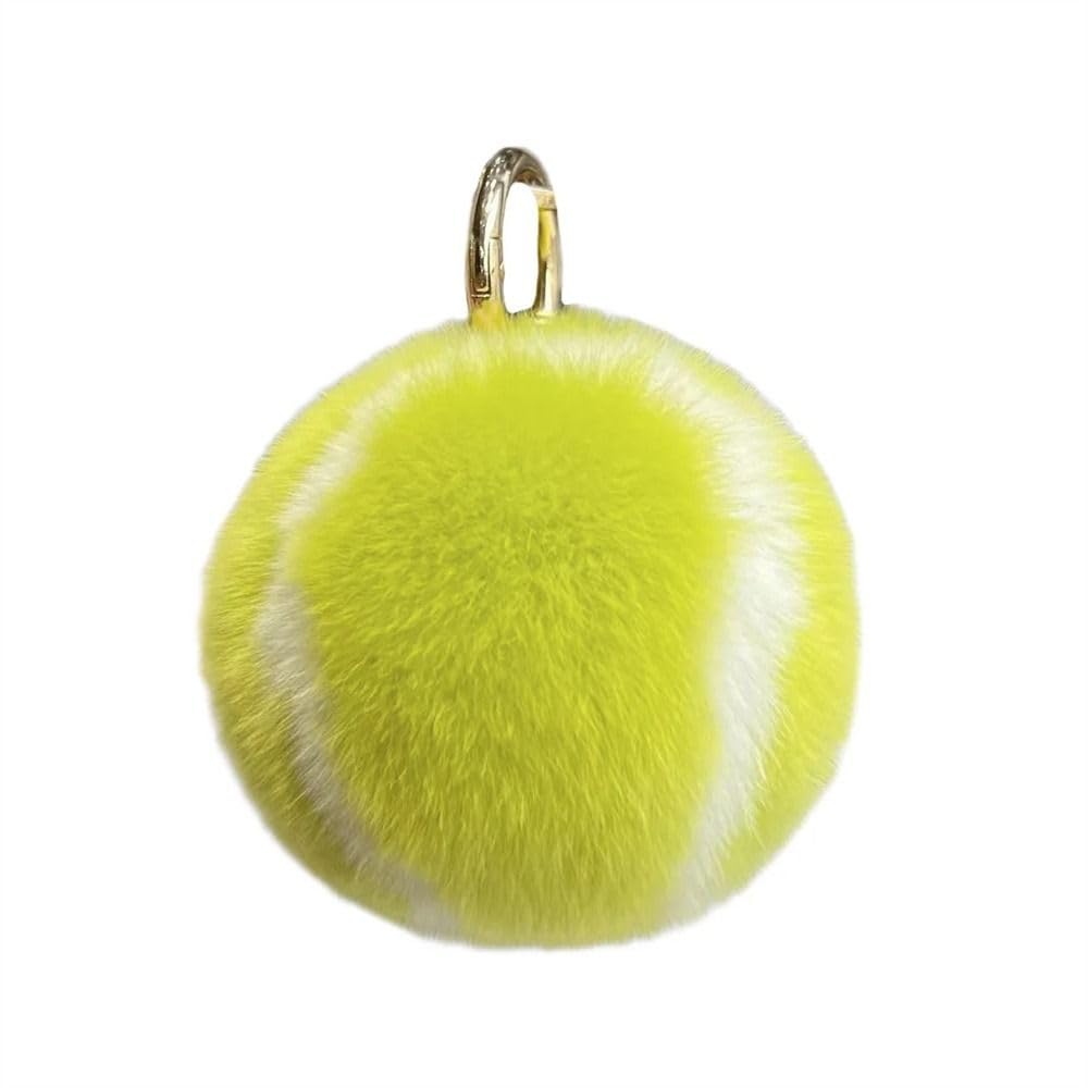 Llavero de regalo de tenis con suave minibola de fieltro para detalles de torneos y amigos 6