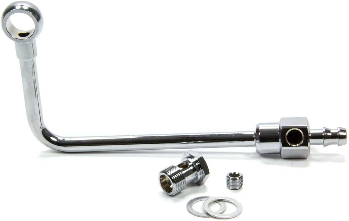Edelbrock 8126 Fuel LINE KIT, Chrome
