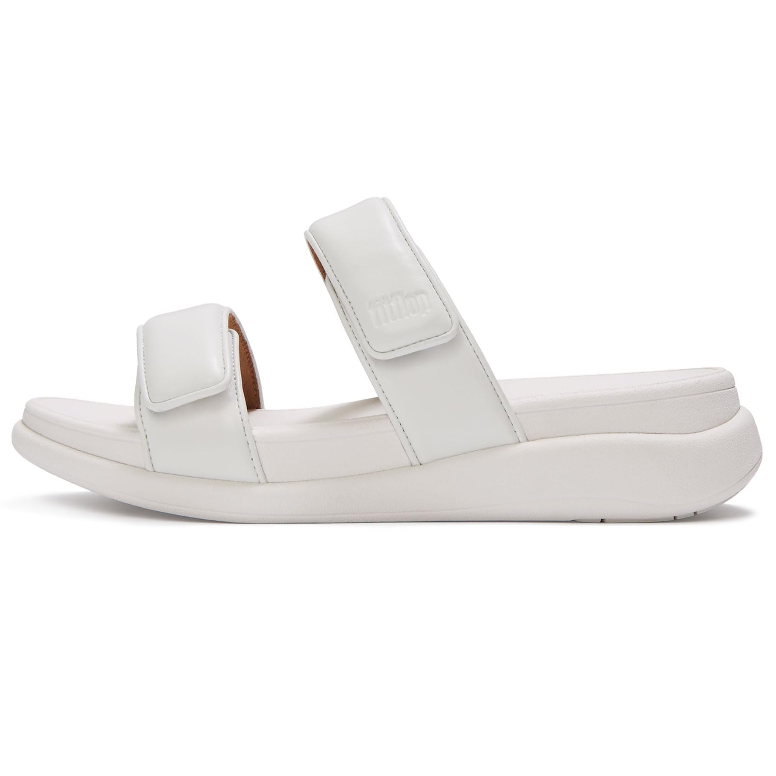 Fitflop F-MODE GO ADJUSTABLE FLATFORM TWO-BAR SLIDES
