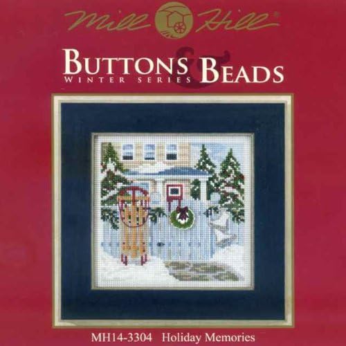 Holiday Memories - Beaded Cross Stitch Kit MH143304 - Buttons & Beads 2013 Winter