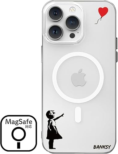 ONLYOU iphone 16 p P[X MagsafeΉ ؍ TPU PC A[g oNV[ Banksy ƕD }Olbg }OZ[t  Jo[ ACtH16P[X