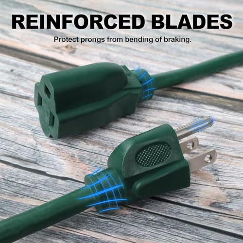 Image of EP 6FT Outdoor Extension Cord, 16 /3 SJTW Heavy Duty Green, ETL Listed