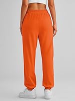 Vista 5 de AUTOMET Women's Cinch Bottom Sweatpants Athletic Joggers Lounge Pants with Pockets