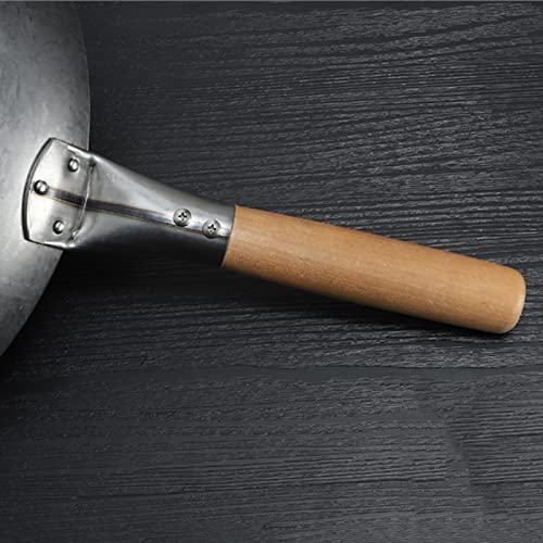 Wok Tradicional Chino de Acero al Carbono Forjado miniatura 6