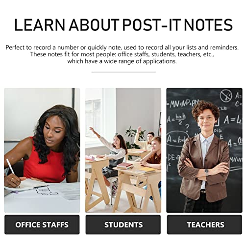 TOYANDONA 5 Pcs Transparente Notebook Auto- Adesivo Adequado para Leitura de Comentários Aprendendo