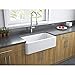 Latoscana 33" Reversible Fireclay Farmhouse Sink LFS3318W