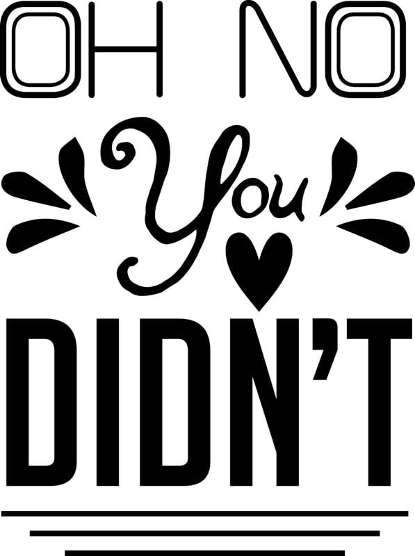 Citation encourageante et affiche motivation : Poster A2 sur toile Oh No You Didnt