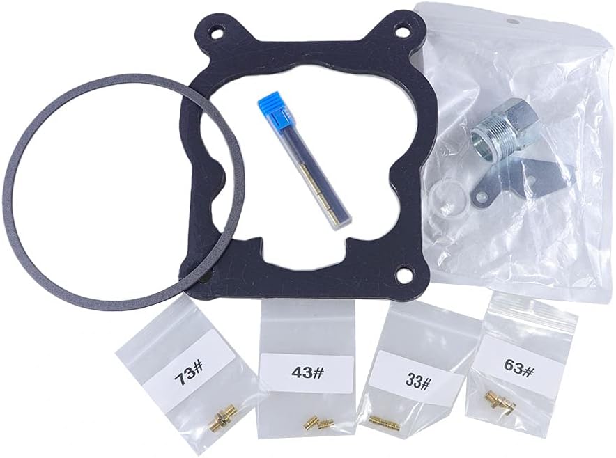 Black Friday - 70% OFF 4 Barrels Carburador Carburettor for Edelbrock 1901R Rochester Quadrajet 4MV Carburetor Chevy 1966-1973 Vacuum Secondary Durable 1901-GG 4-BBL Replace Corvettes 1975-1979 750 CFM w/ Gaskets Plugs jets One-Day Sale: Up to 80% Off 4 Barrels Carburador Carburettor for Edelbrock 1901R Rochester Quadrajet 4MV Carburetor Chevy 1966-1973 Vacuum Secondary Durable 1901-GG 4-BBL Replace Corvettes 1975-1979 750 CFM w/ Gaskets Plugs jets