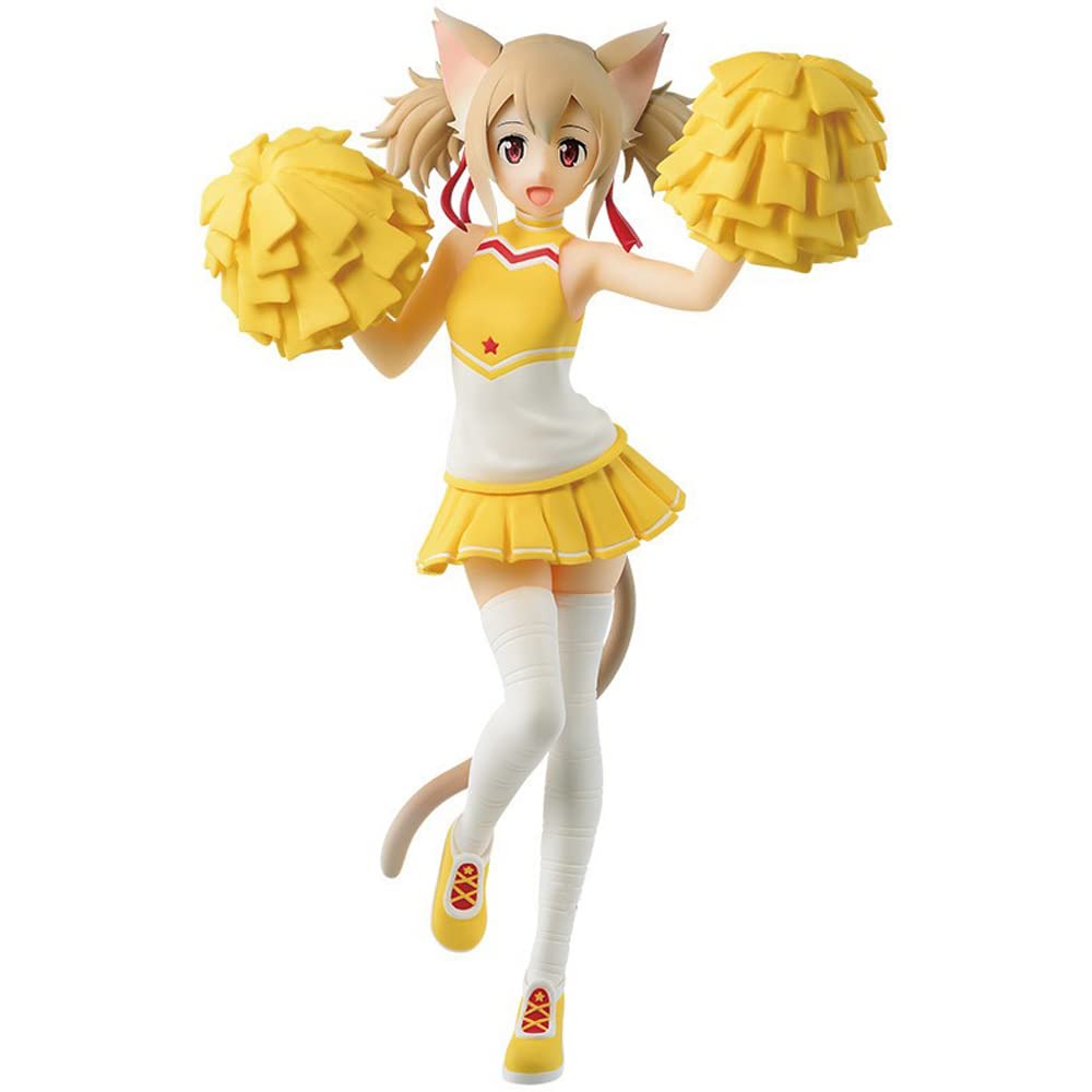 21cm Japan Anime Figure Sword Art Online Silica Ayano Keiko Beautiful Girl Hooray Love Cheers Cheerleaders Collection Ornaments Version Doll PVC Model Toy