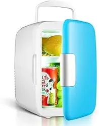 Mini Geladeira Retro 2 em 1 Frigobar Portátil Refrigerador e Aquecedor 4L, 12V para Casa e Carro