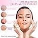 Facial cleansing brush, 3 in 1Face Brush Set, facial cleansing brush chargeable for Deep Cleansing, Gentle Exfoliating and Massaging, 3 Brush Heads with 2 Power Modes(Pink Brush)
