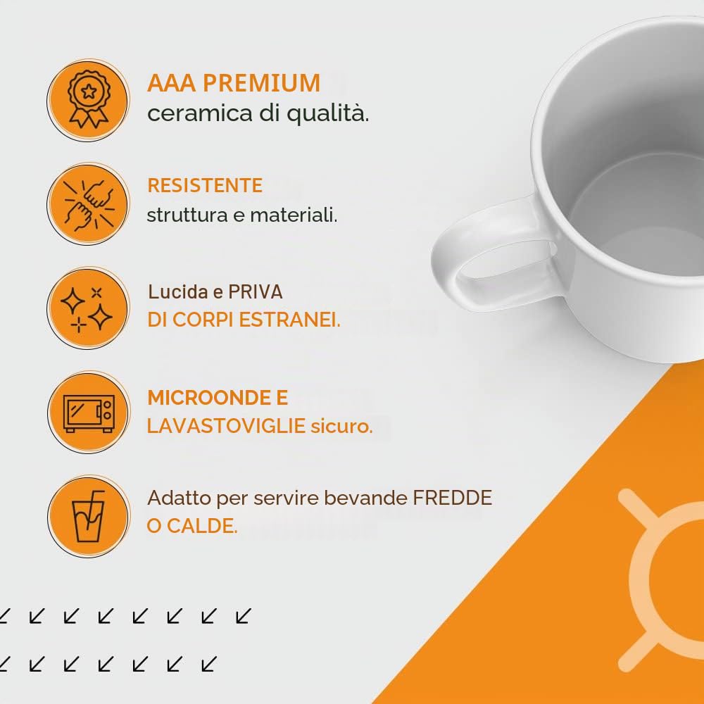 36 tazze in ceramica bianca a sublimazione con impugnatura | Capacità 350 ml (11 oz) | Categoria AAA | Sicure per microonde e lavastoviglie | Compatibili con Cricut®
