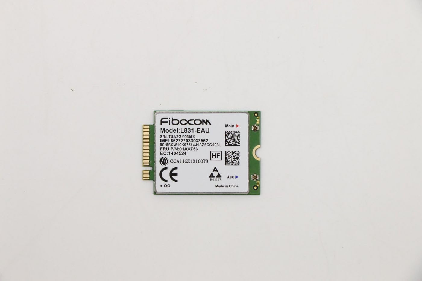 Lenovo 4G LTE Wireless WAN Adapter Systems Fibocom, FRU01AX753 (Systems Fibocom Intel XMM7160)