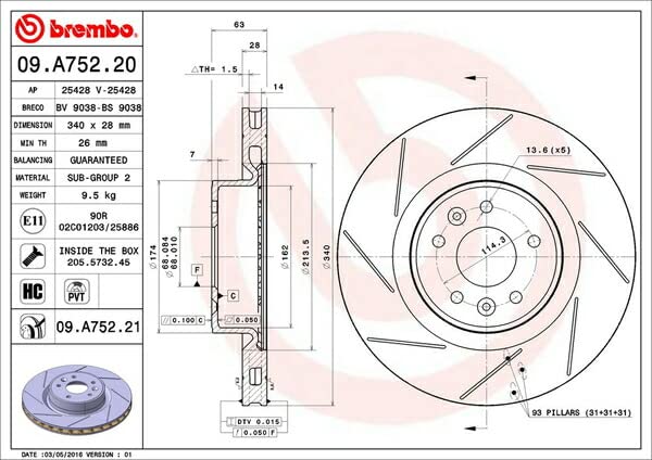 デグリア　SP×3　FFR×4　おまけあり Amazon | ブレンボ(brembo) RENAULT MEGANE III(DZF4R)11/02