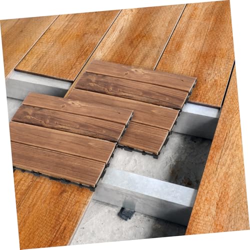 Dalles de terrasse emboîtables extérieures pour sol de piscine antidérapant et balcon modulable - 5