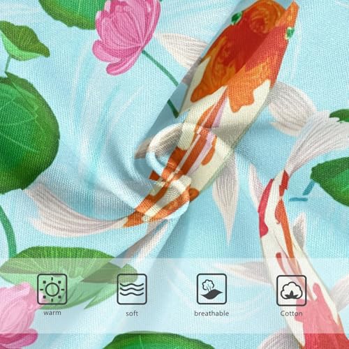 Toddler Underwear Floral 2t Cotton Panties Little Girl Bright Kids Briefs Undies Koi Fish Green Lotus Pink3