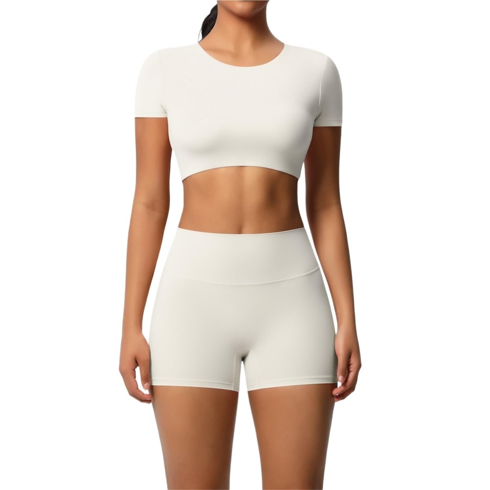 Lot de 2 leggings d'entraînement pour femme - Débardeur de sport pour femme