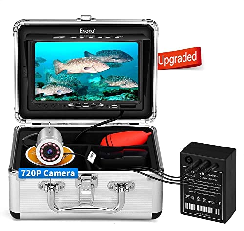 Eyoyo Underwater Fishing Camera Upgraded 720P 15M Cable And Fishing Tripod Panner #TOP5